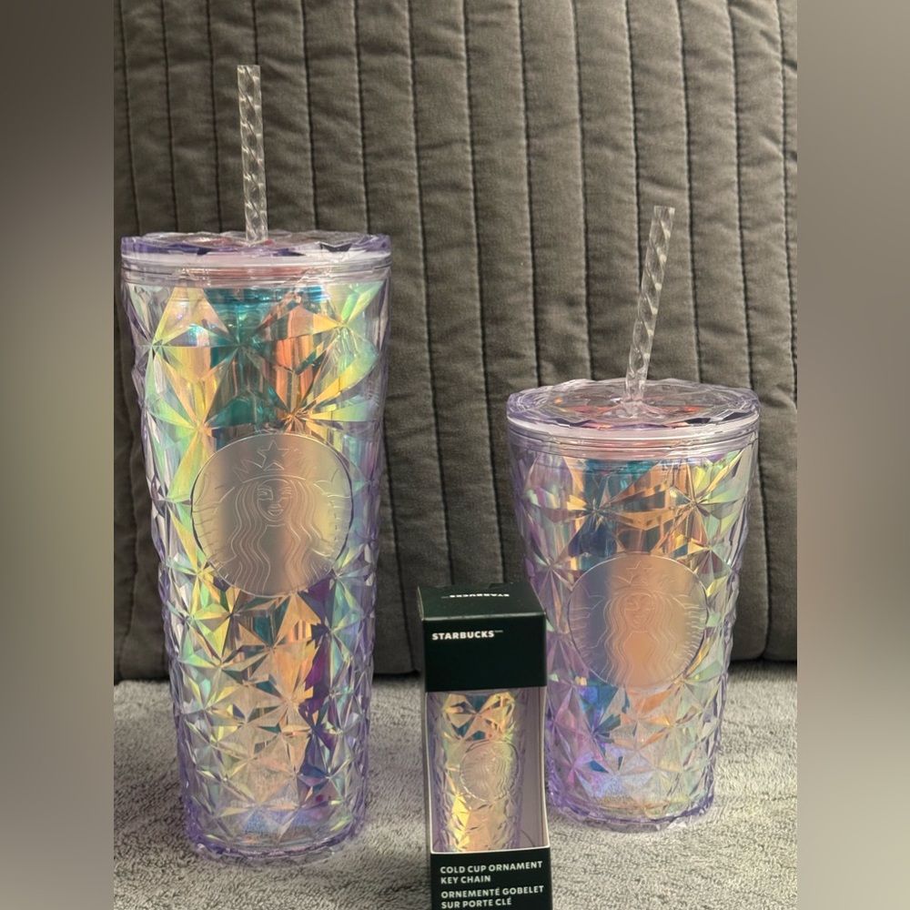 Starbucks Tumbler White Diamond Prism Unicorn